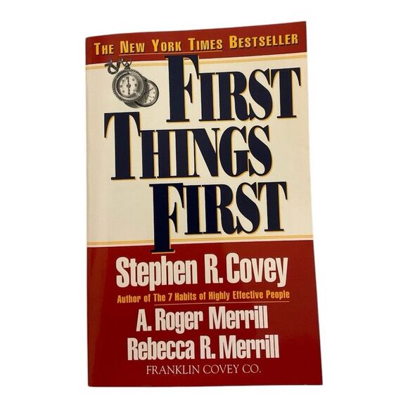 First Things First by Stephen R. Covey Hardcover Business Self-Help Book - Picture 1 of 2